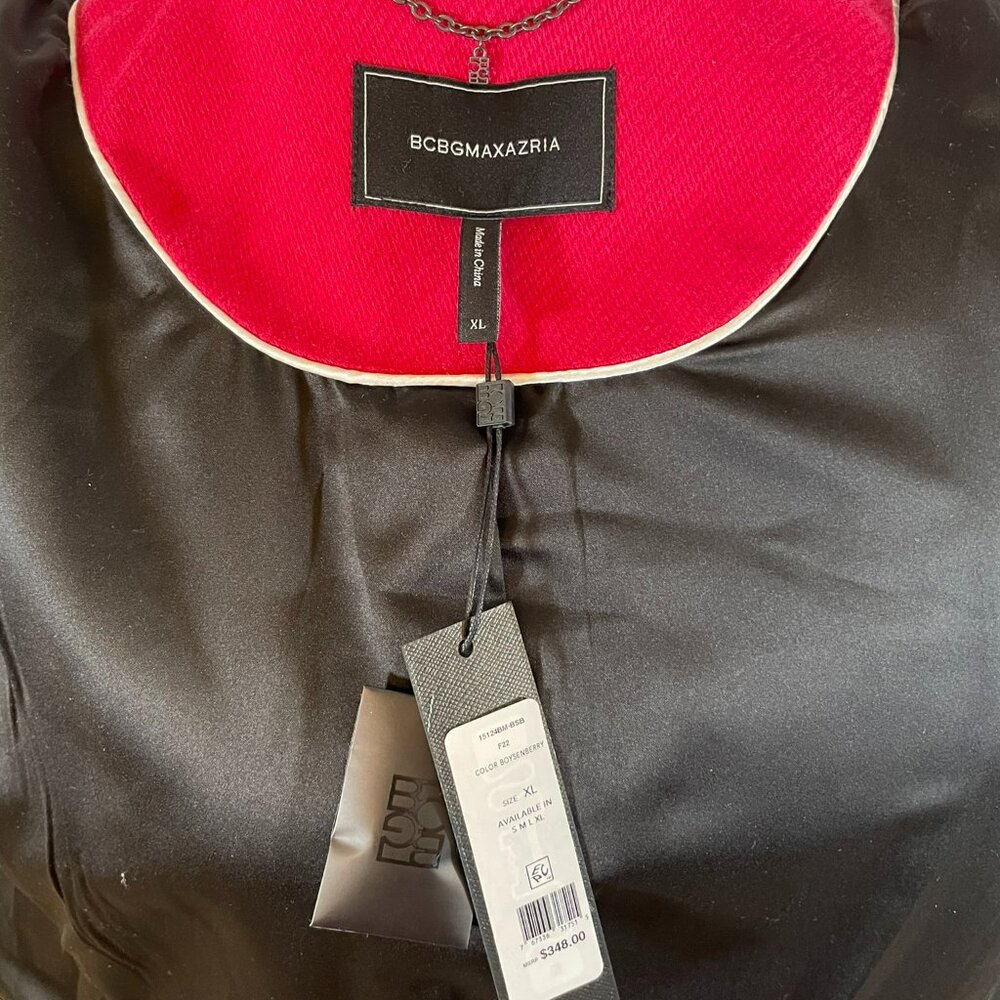 NWT BCBGMaxAzria Pink Winter Coat - Picture 3 of 10